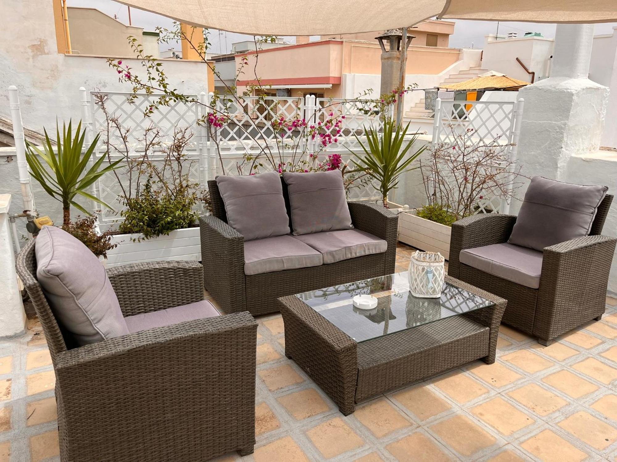 Vele Bianche Cosy Home Con Terrazza بولينيانو آ ماري المظهر الخارجي الصورة